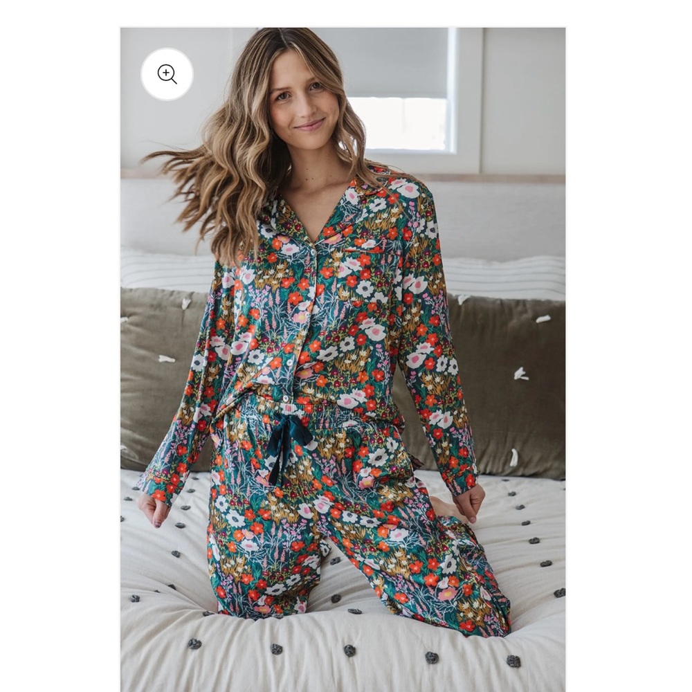Lates by Kate Satin Pajama set